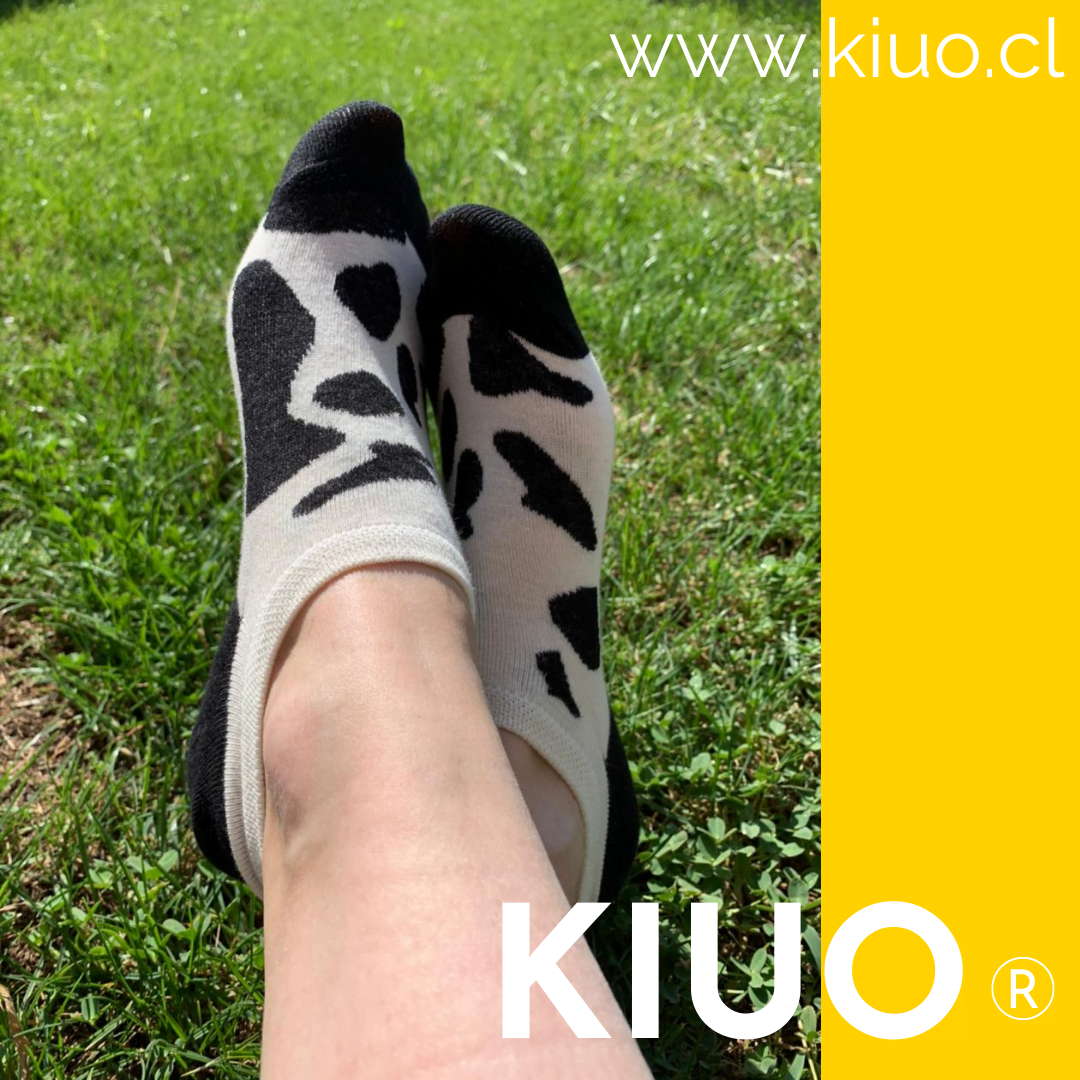 Calcetines Invisibles Vaca Print