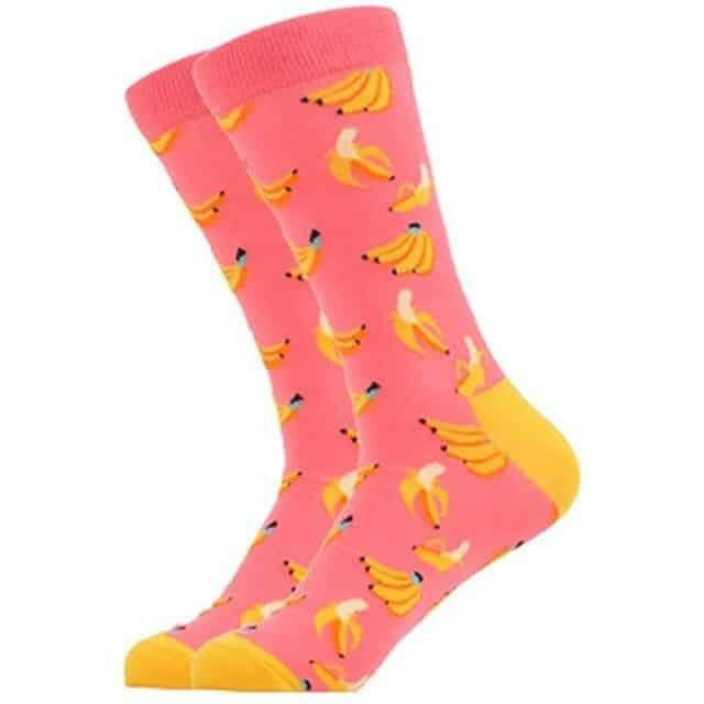 Calcetines Banana Rosada