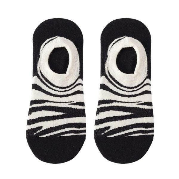 Calcetines Invisibles Cebra Print