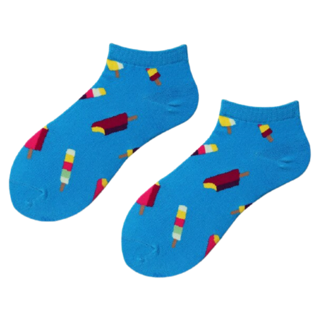 Calcetines Cortos Paletas de Helado