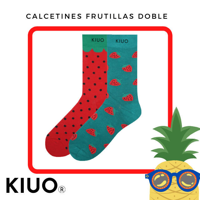 Calcetines Frutilla Doble