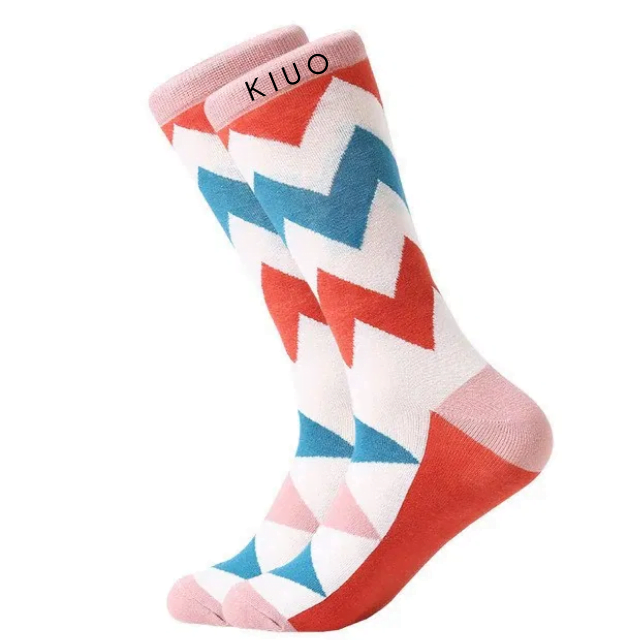 Calcetines Lineas Zigzag