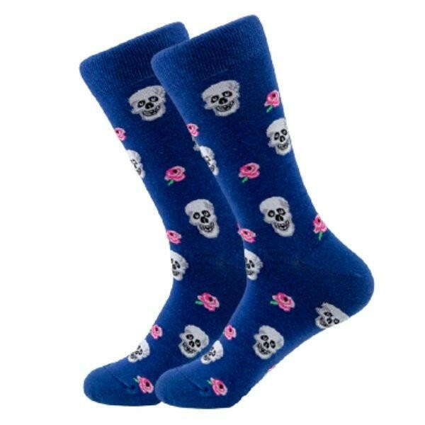 Calcetines Calaveras y Rosas