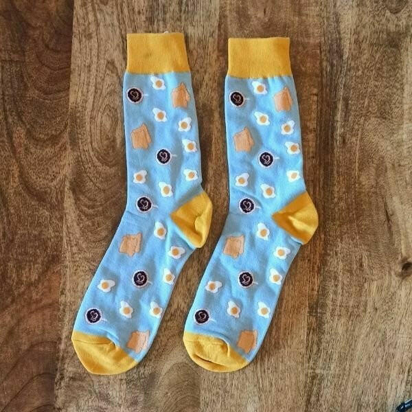 Calcetines Huevos y Tostadas