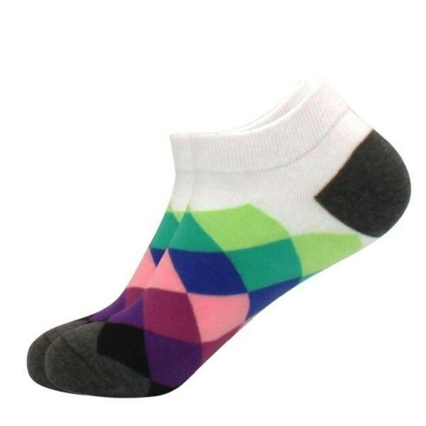 Calcetines Cuadros Gris
