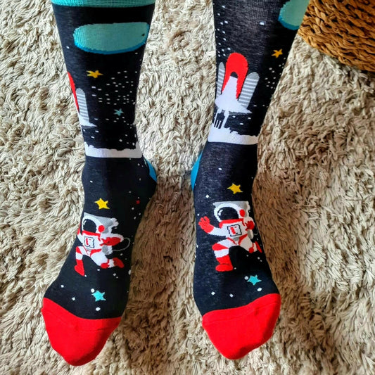 Calcetines con cohetes
