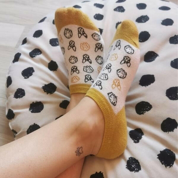 Calcetines Invisibles Bulldog y Perros