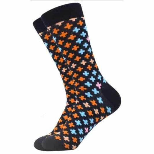 Calcetines Cruces Naranja