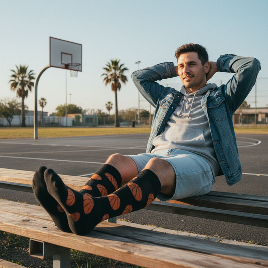 Calcetines Basquetball lifestyle hombre tribunas