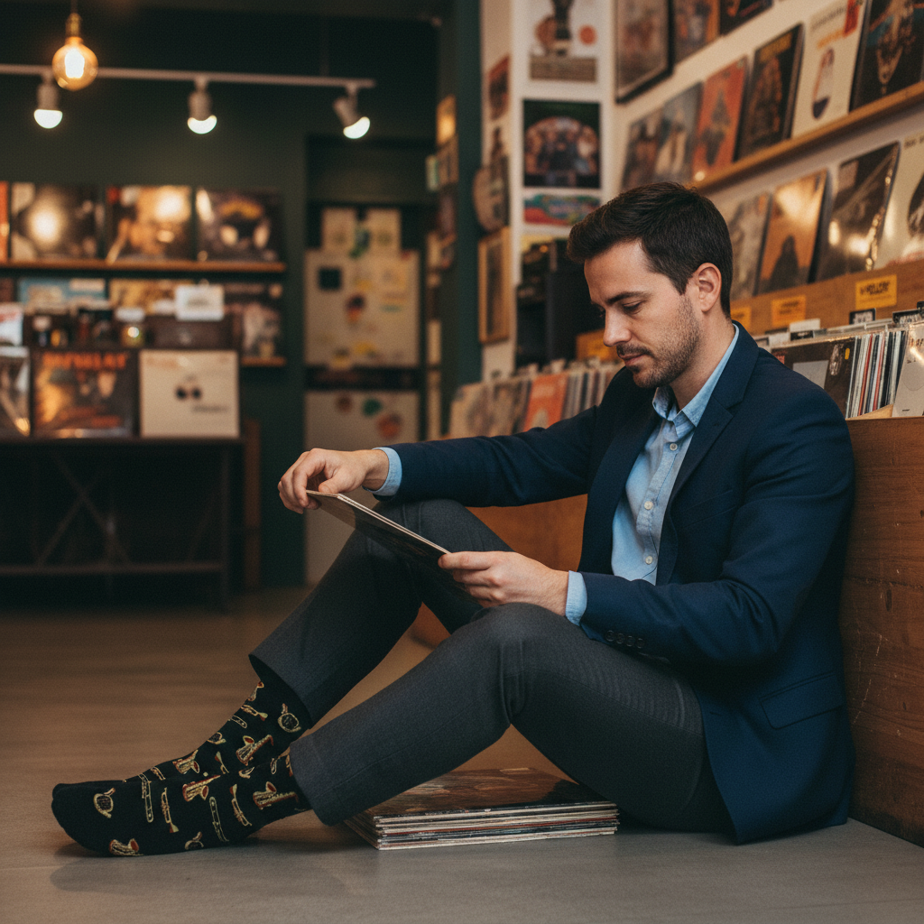 Calcetines Jazz lifestyle hombre tienda vinilos