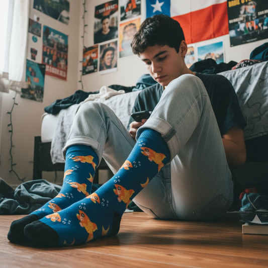 Calcetines Peces Felices lifestyle adolescente