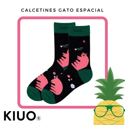 Calcetines Gato Espacial