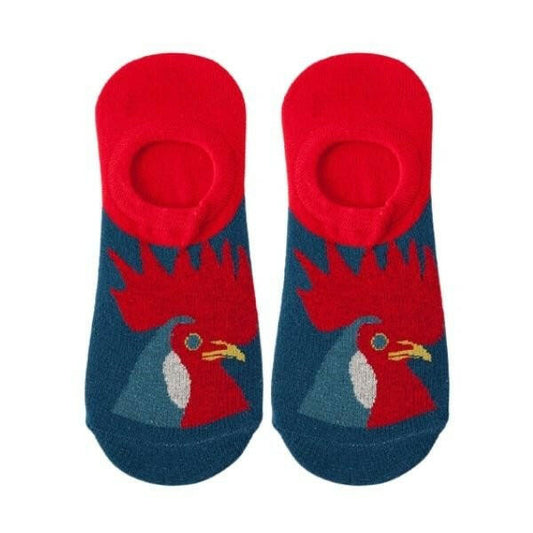 Calcetines Invisibles Gallos Rojos