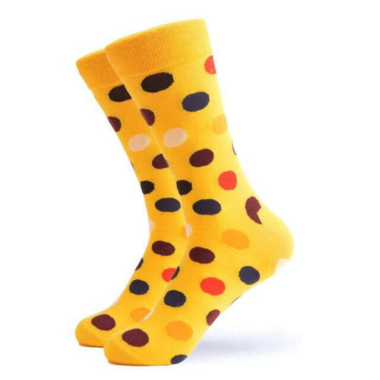 Calcetines Puntos Amarillo
