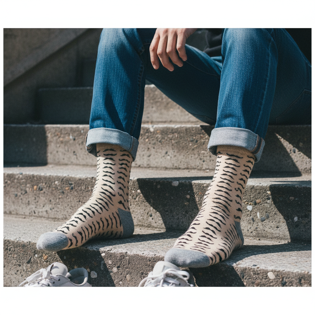 Calcetines Bigotes lifestyle hombre