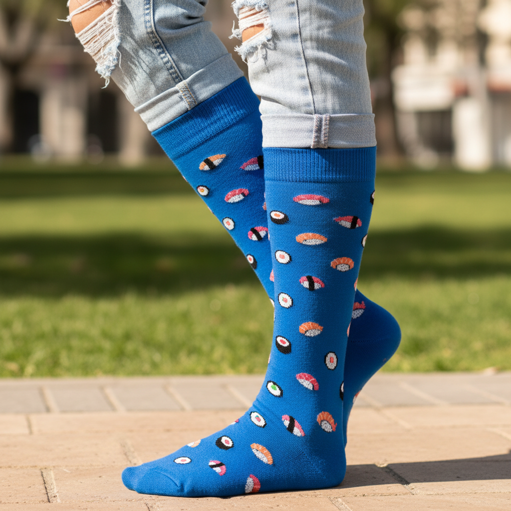 Calcetines Sushito close-up femenino