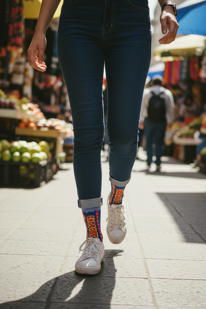 Calcetines Barra de Chocolate lifestyle mujer mercado