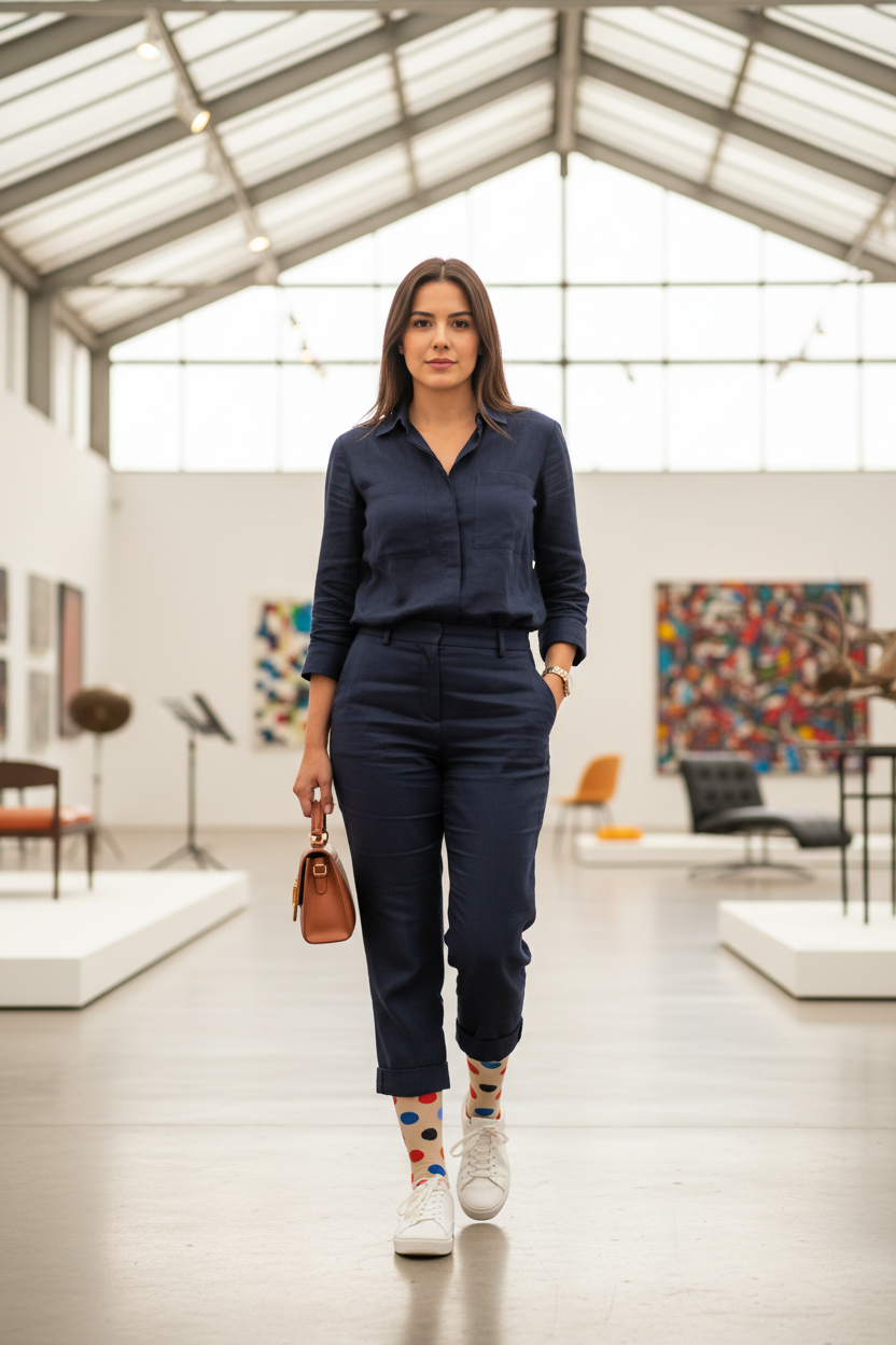 Calcetines Puntos Audaces - Galería diseño mujer 20s caña alta