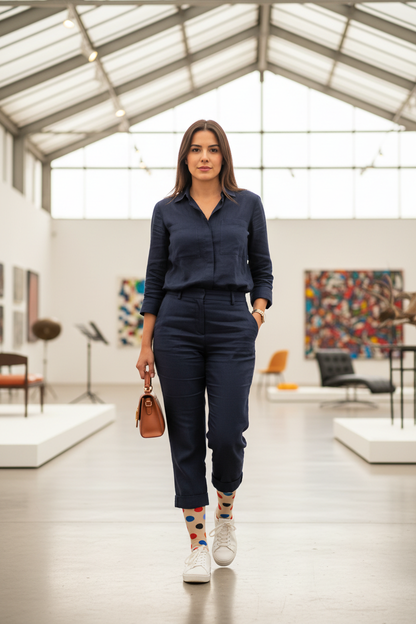 Calcetines Puntos Audaces - Galería diseño mujer 20s caña alta