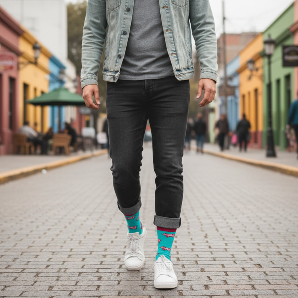 Calcetines con Chanchos lifestyle hombre Barrio Italia