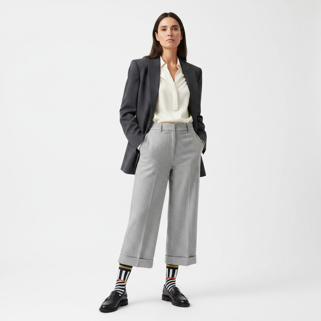 Calcetines Multirayas mujer espacio minimalista
