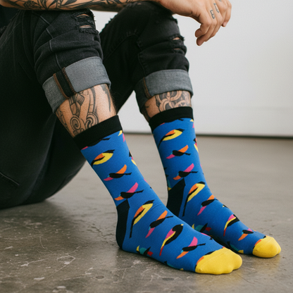 Calcetines Golondrinas close-up masculino tatuajes