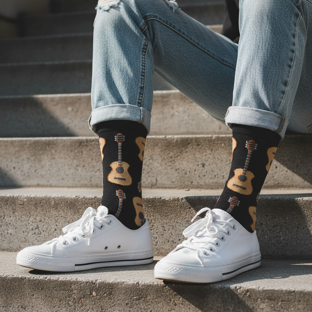 Calcetines Guitarras lifestyle