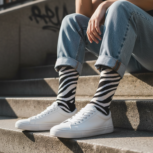 Calcetines Print de Cebra lifestyle