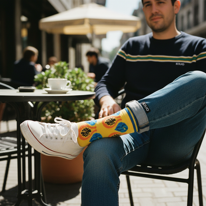 Calcetines Fruto de la Pasión lifestyle hombre café