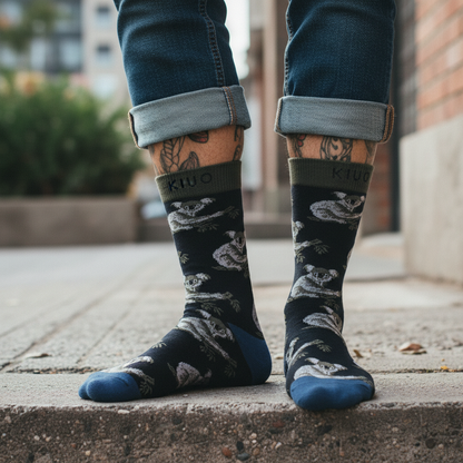 Calcetines Koala close-up masculino escalón