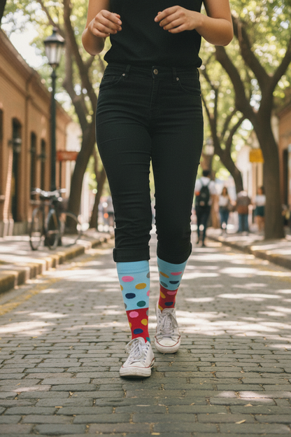 Calcetines Puntos Fiesta lifestyle mujer Barrio Italia