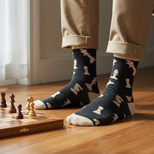 Calcetines Ajedrez lifestyle hombre