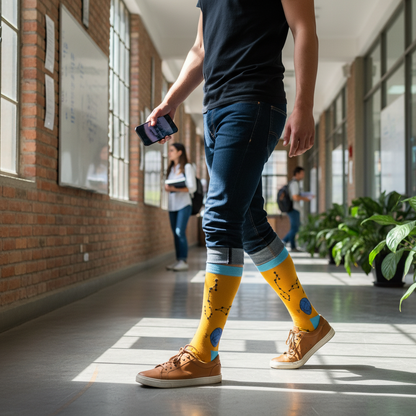 Calcetines Formula - Acción pasillo universidad masculino caña alta