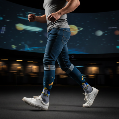 Calcetines KIUO Nave Espacial - accion planetario stride dinamico