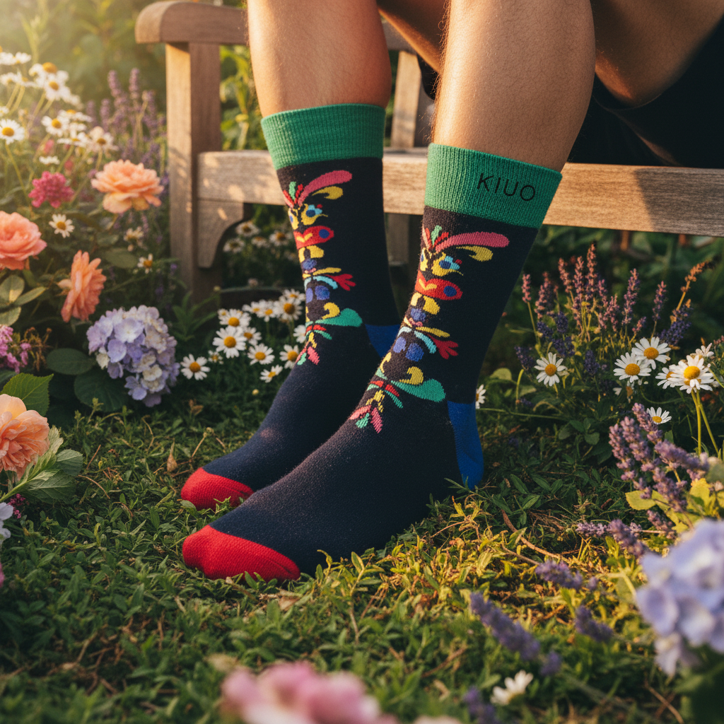 Calcetines Arte Flores lifestyle hombre