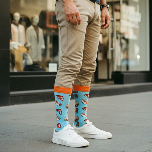 Calcetines Pizza y Helado lifestyle hombre concept store