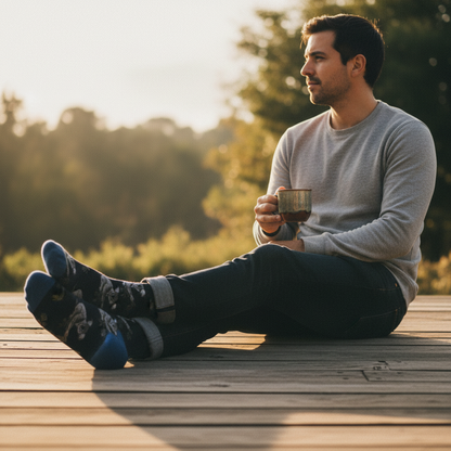 Calcetines Koala lifestyle hombre terraza café