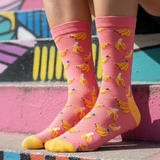 Calcetines Banana Rosada lifestyle hombre