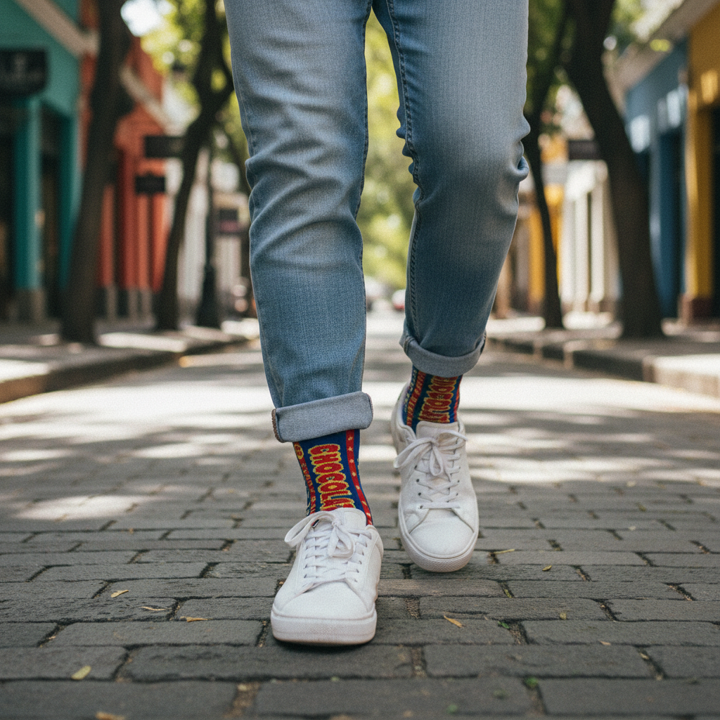 Calcetines Barra de Chocolate lifestyle hombre Barrio Italia