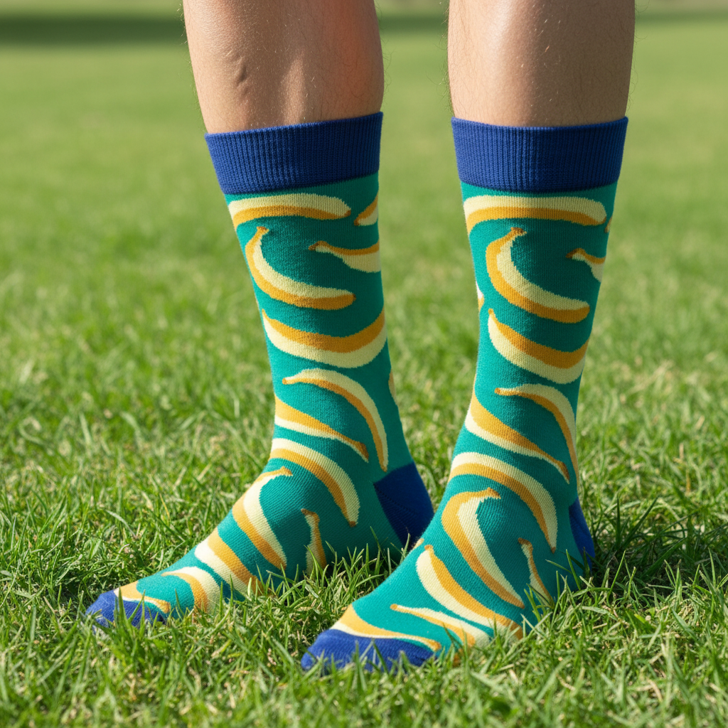 Calcetines Banana Verde lifestyle hombre