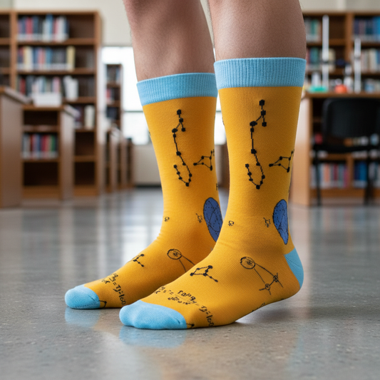 Calcetines Formula - Macro laboratorio biblioteca masculino caña alta