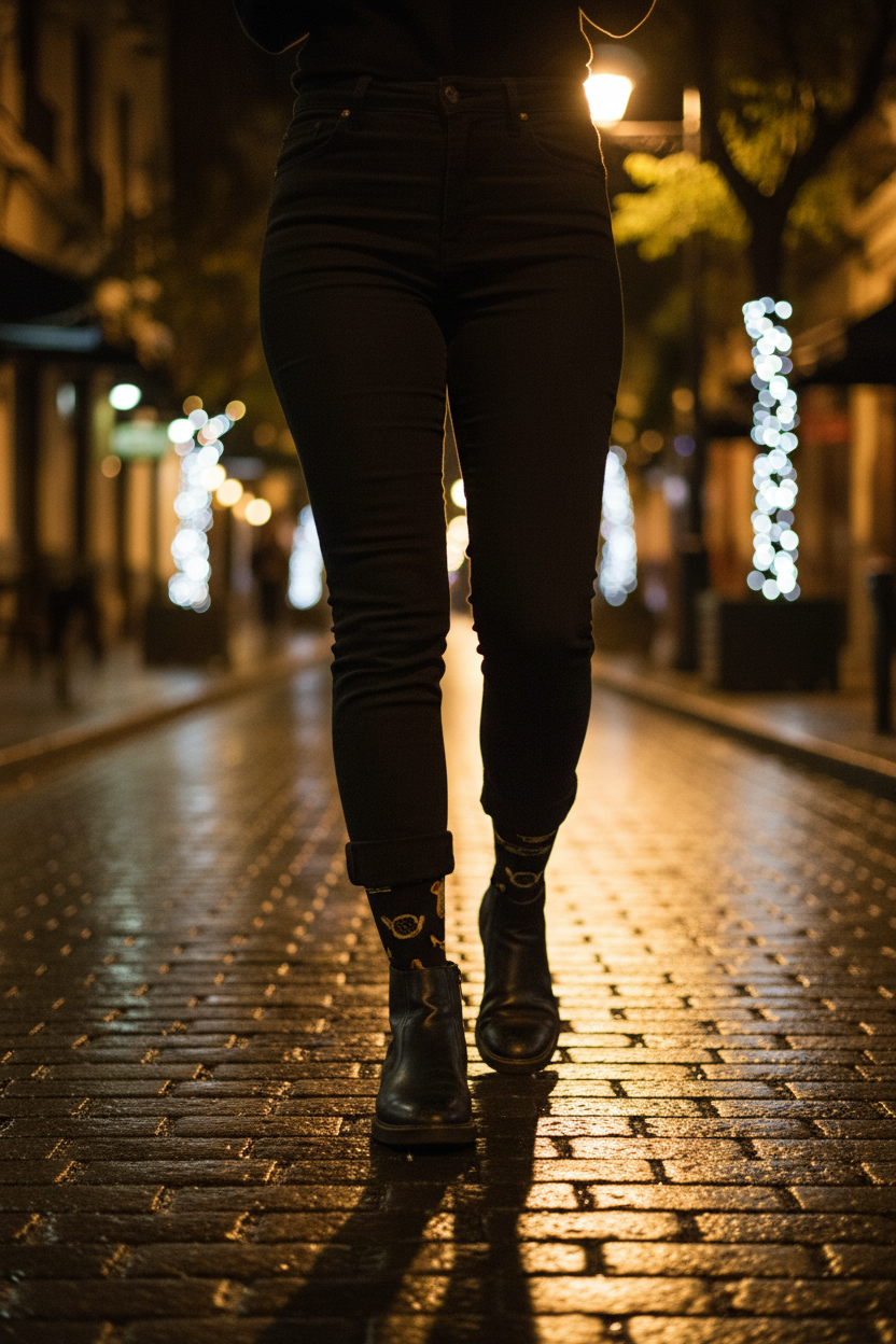 Calcetines Jazz lifestyle mujer Lastarria noche