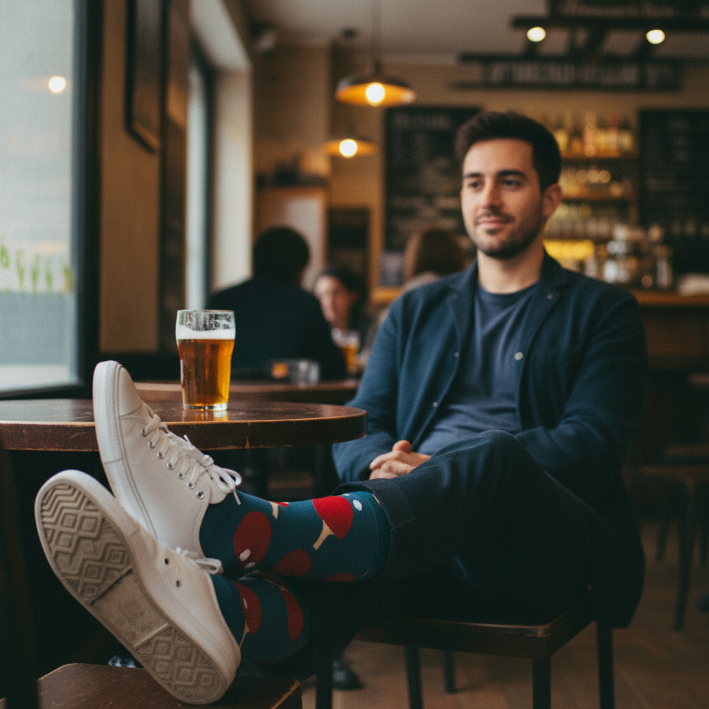Calcetines Ping Pong lifestyle hombre bar post-partido