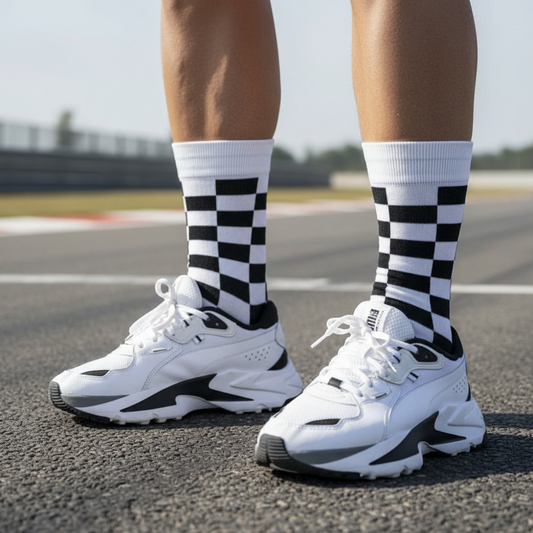 Calcetines Bandera a Cuadros lifestyle hombre