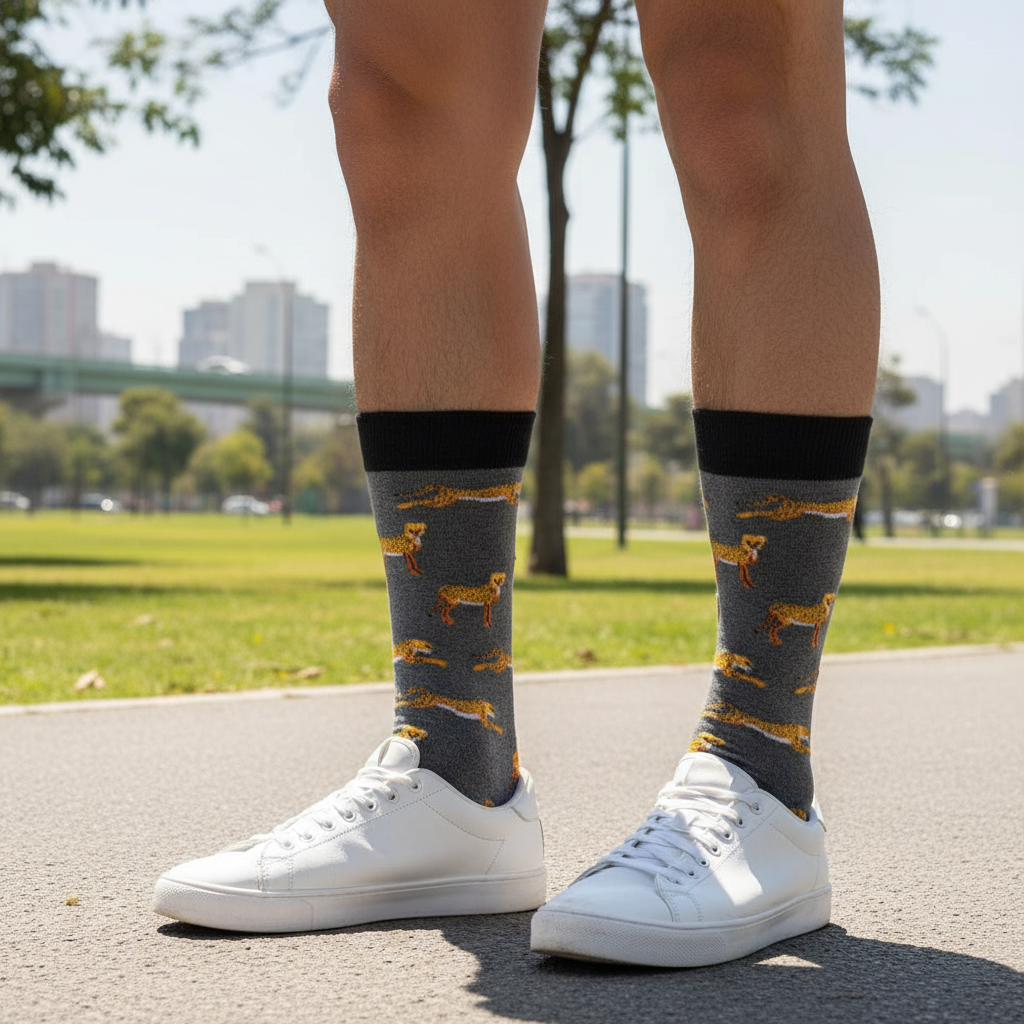 Calcetines Chita lifestyle parque Santiago Chile